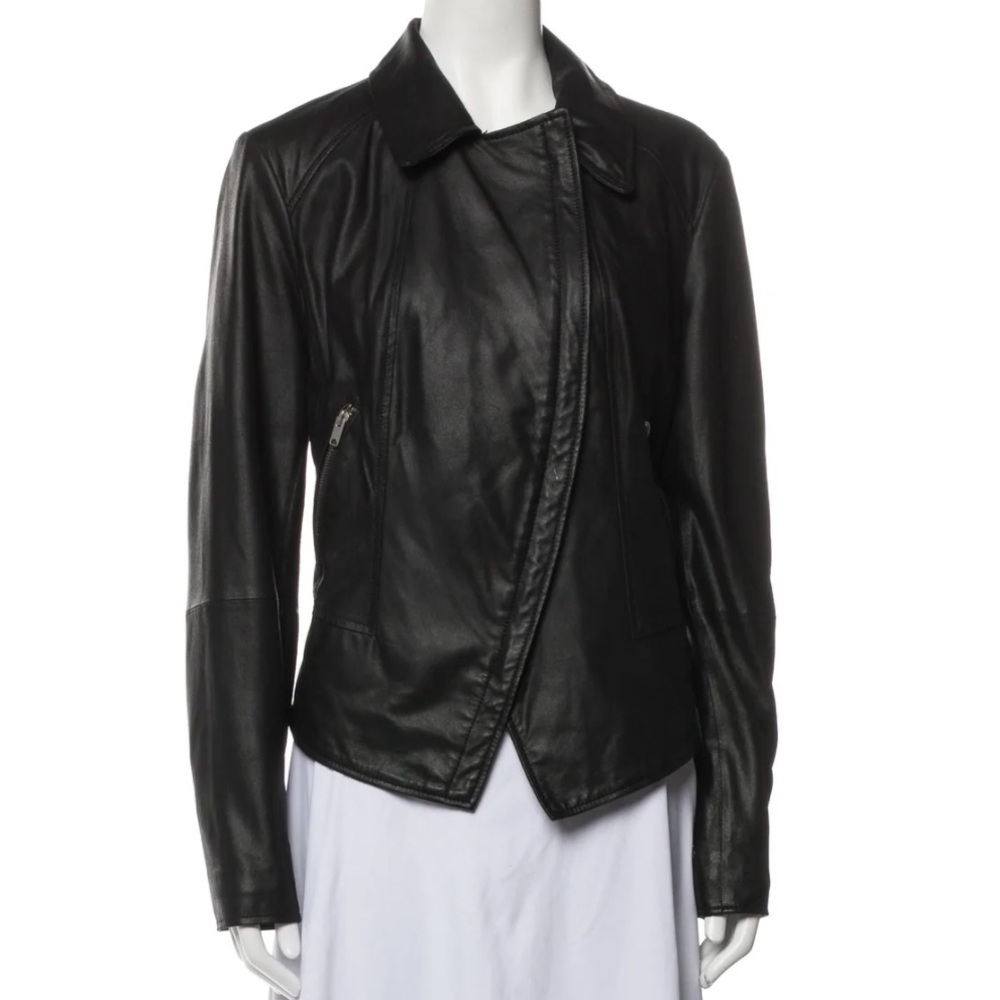 Marc New York by Andrew Marc leather biker jacket size M
